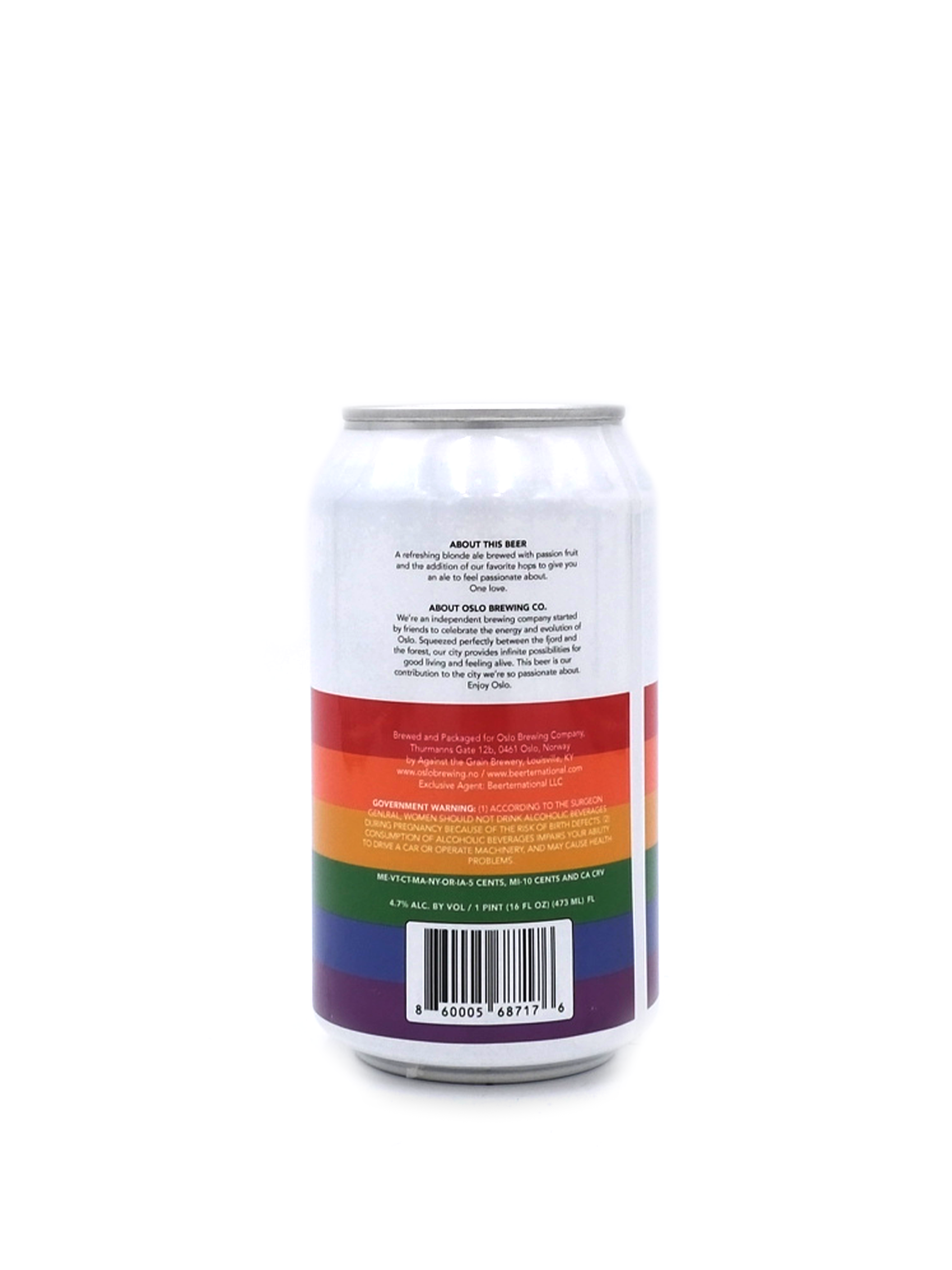 Oslo Oslove Passion Fruit Pale Ale 12oz