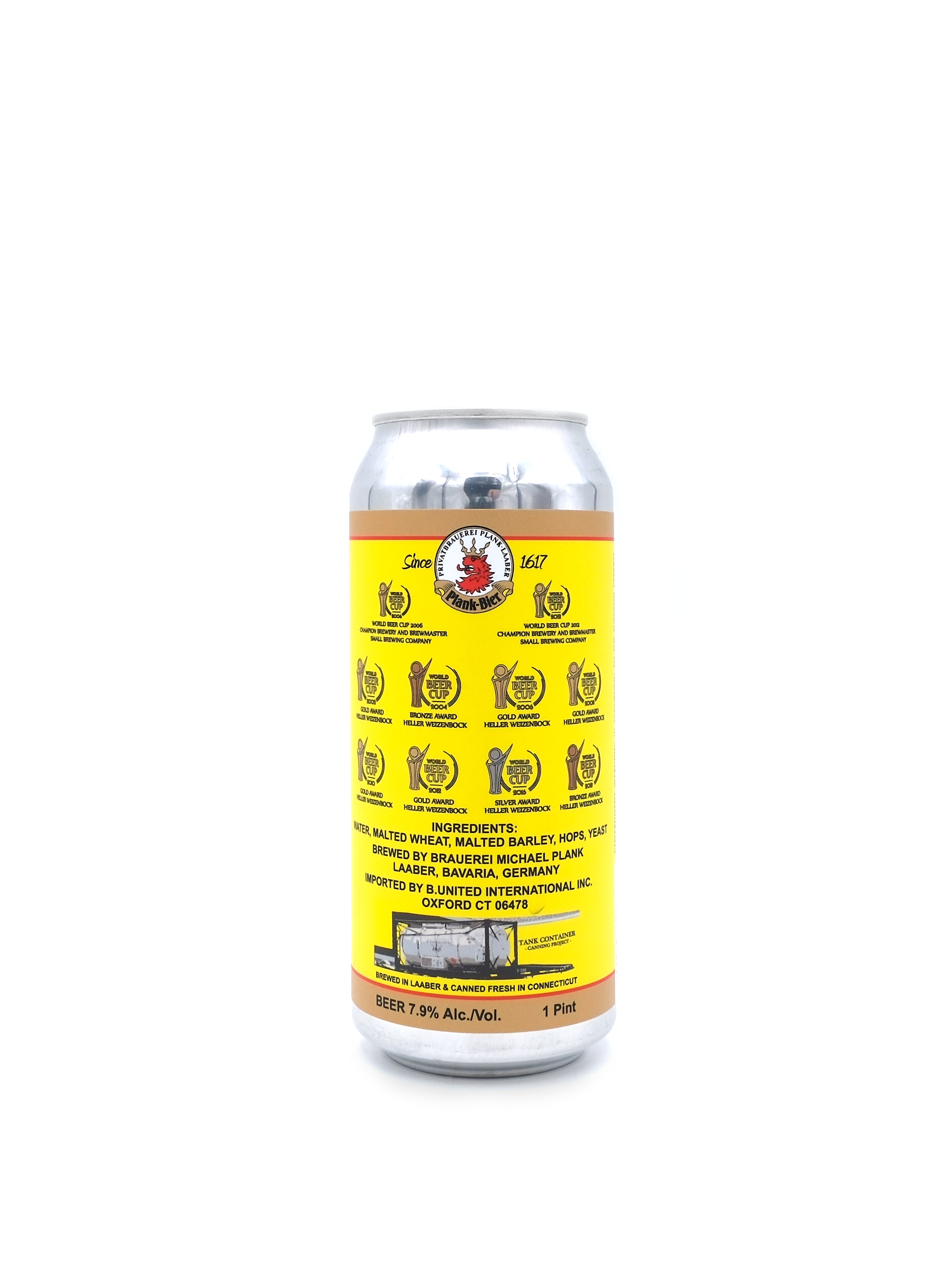 Plank Heller Weizenbock 16oz