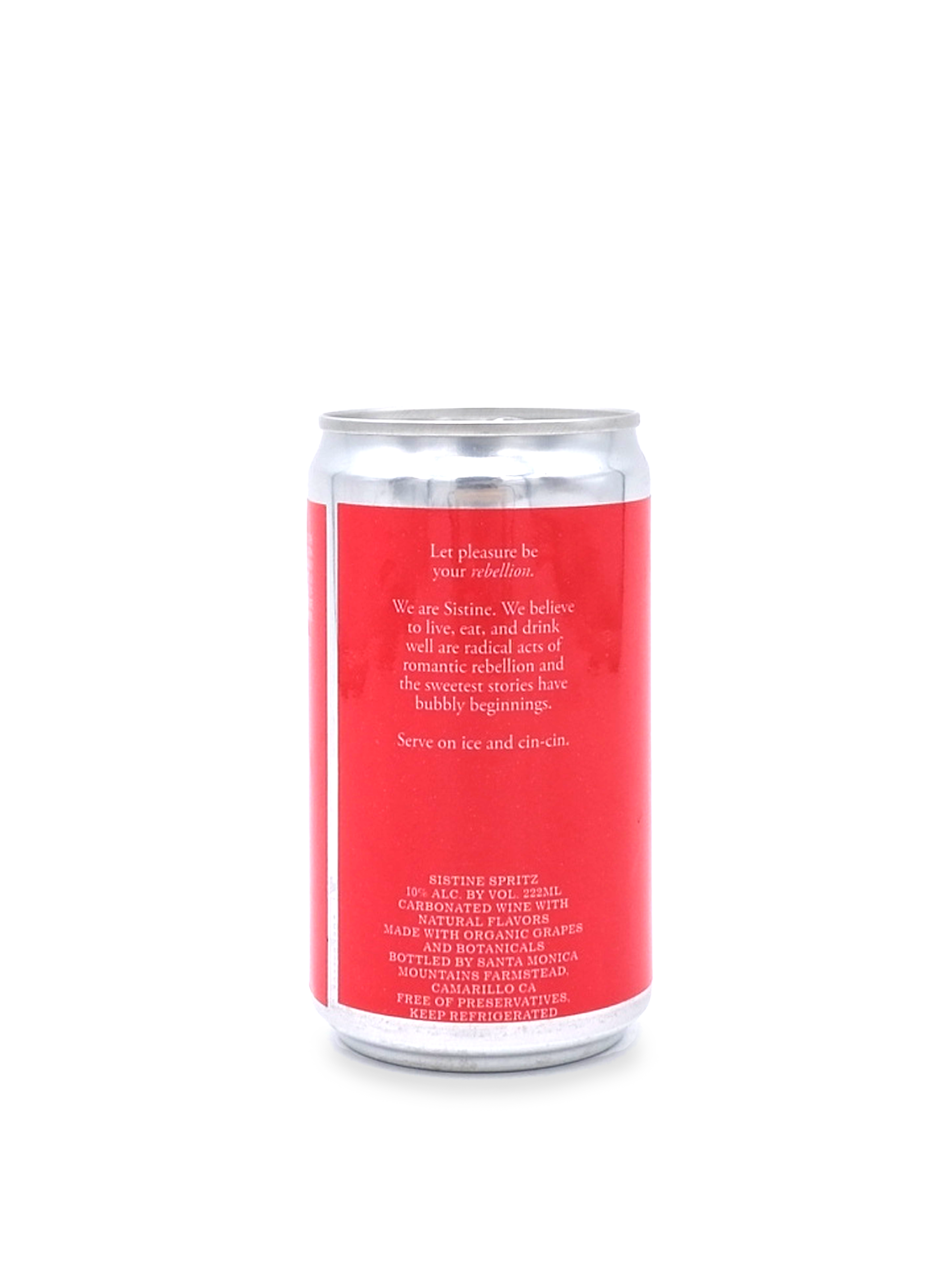 Sistine Spritz Can 222mL