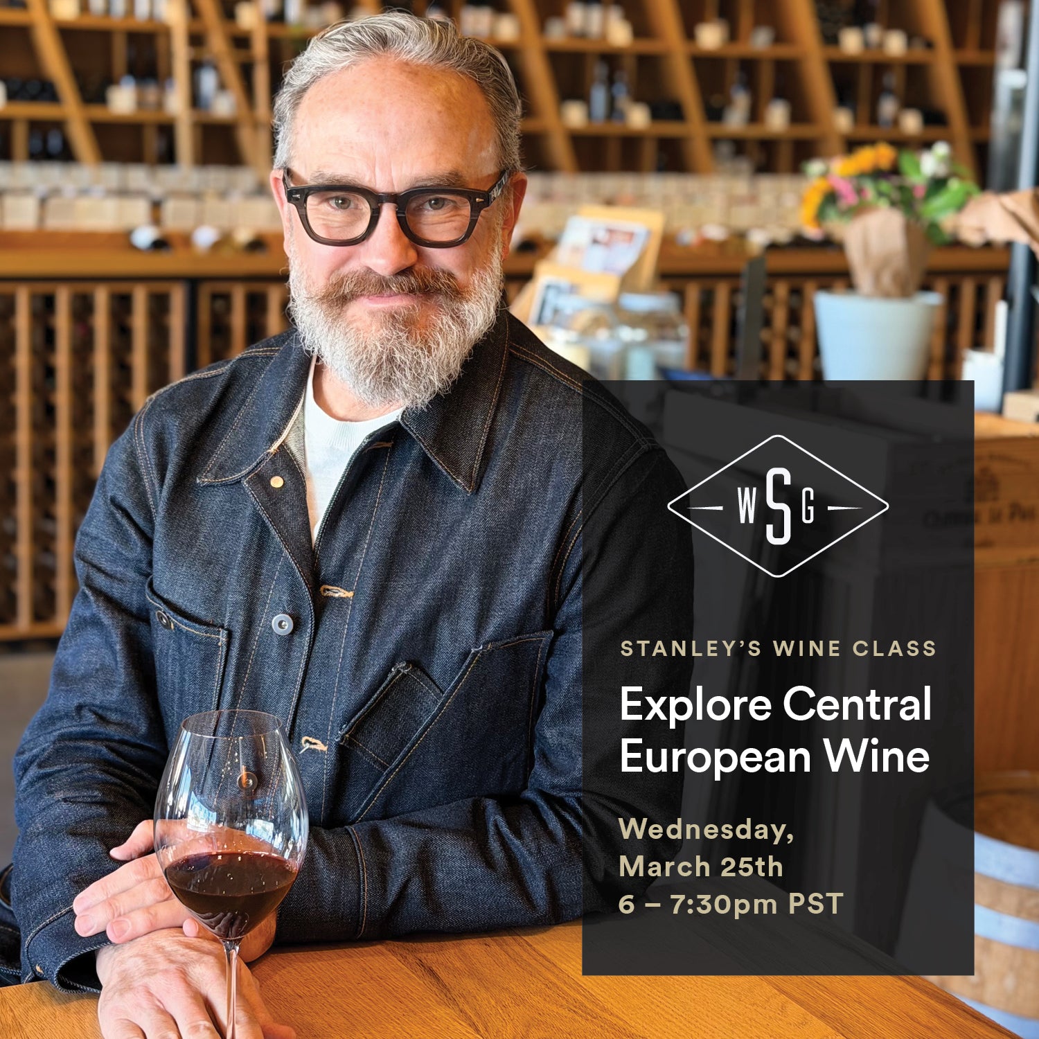 Stanley's Wine Class - Explore Central European Wine - March 25, 2026, 6-7:30pm