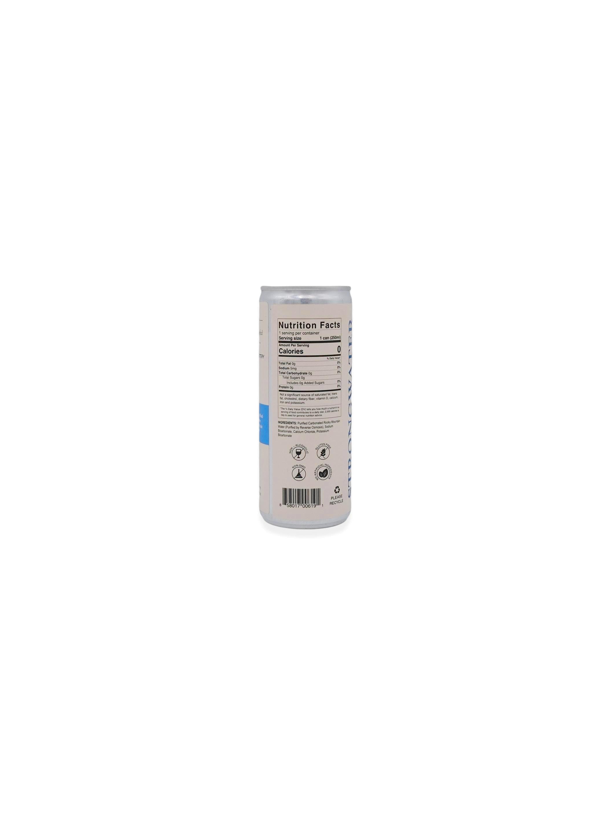 Strongwater Club Soda Can 250mL