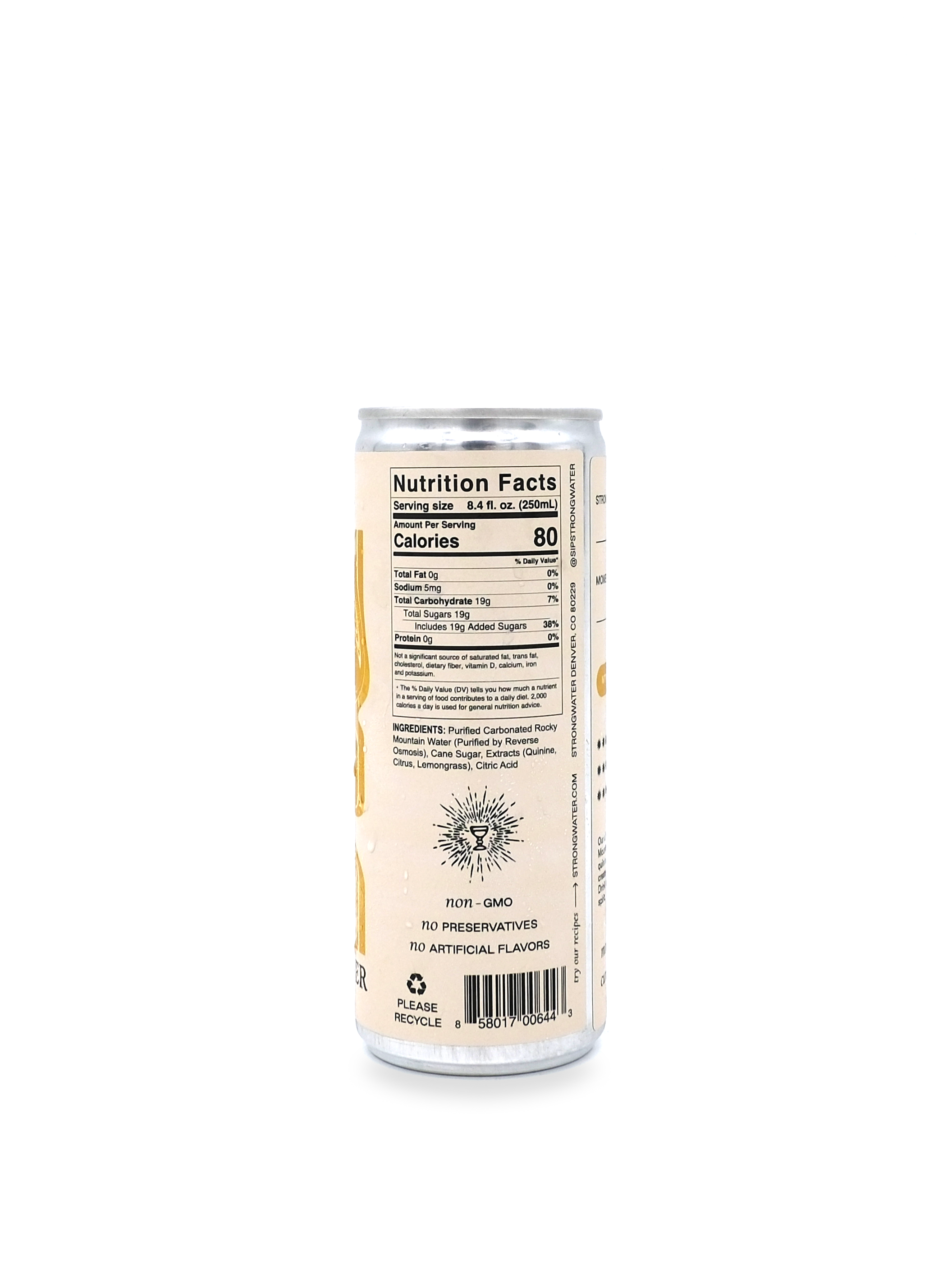 Strongwater Indian Tonic Can 250mL