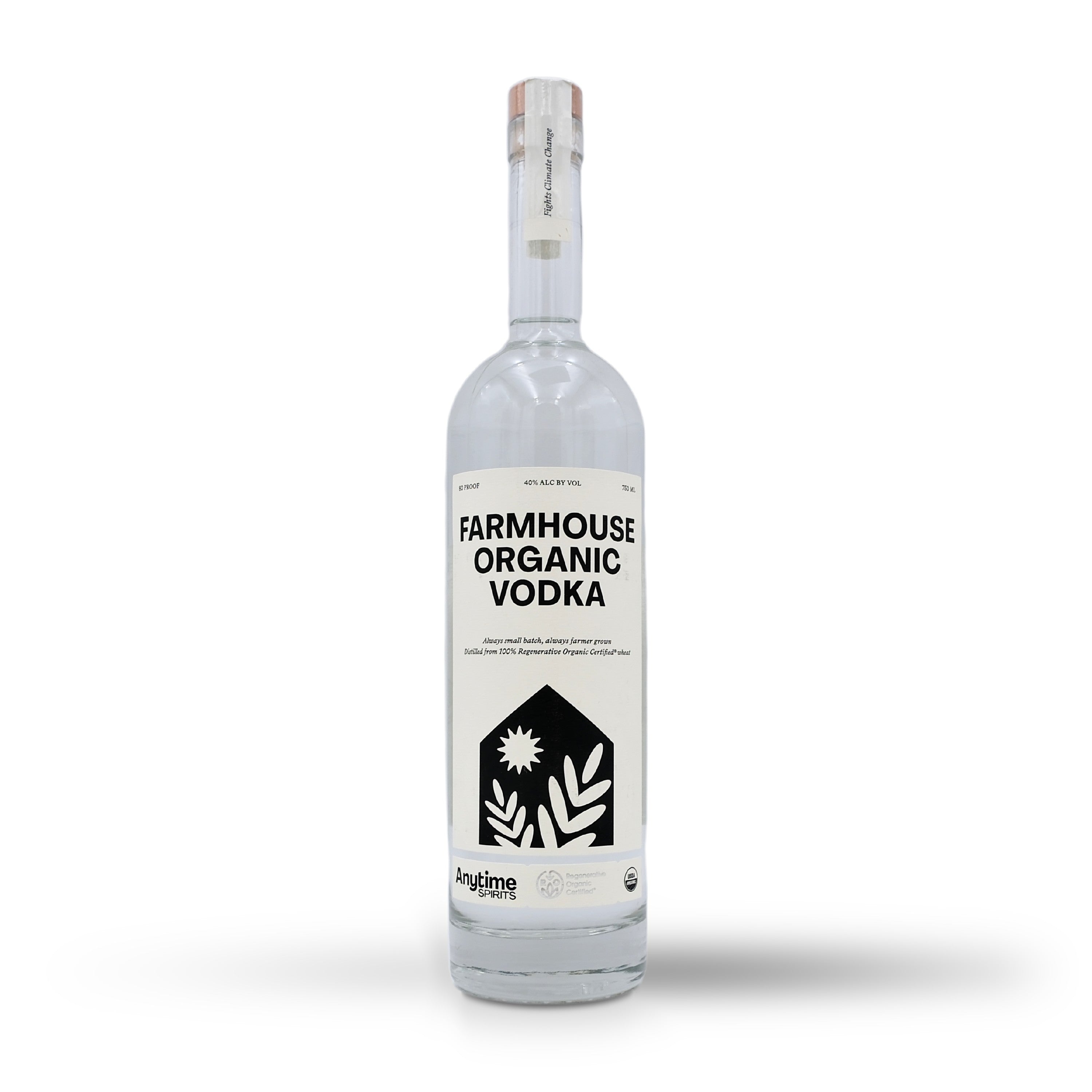 Anytime Farmhouse Certified Regenerative Organic Vodka 750mL