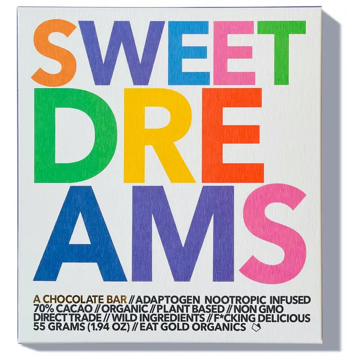 Eat Gold Organics 'SWEET DREAMS' Chocolate Bar 1.94oz/55g