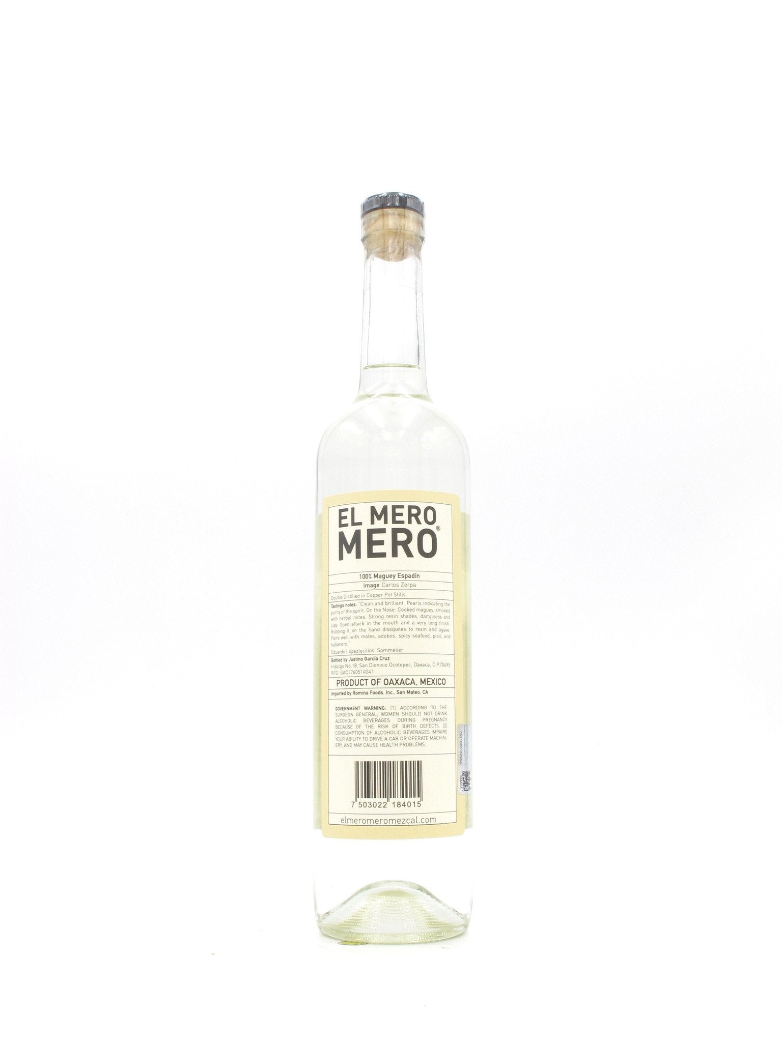 El Mero Mero Mezcal Espadin 750mL