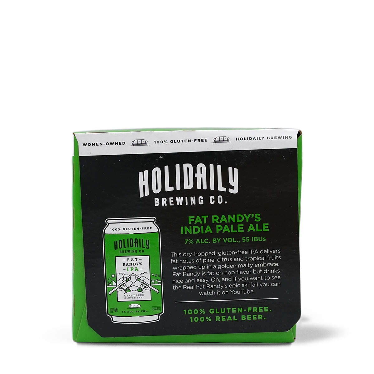 Holidaily Brewing GLUTEN FREE Fat Randy's IPA 12oz 4pk