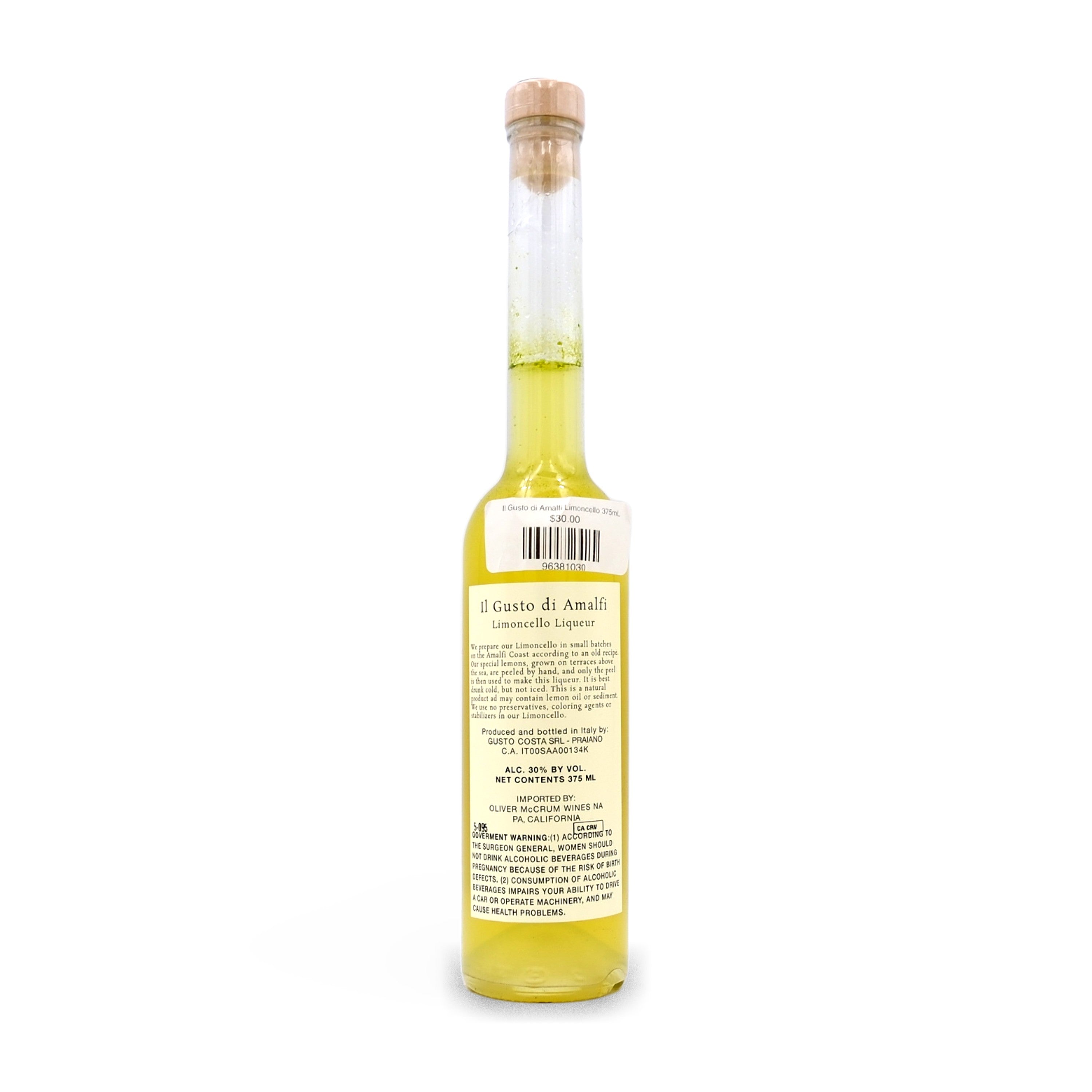 Il Gusto di Amalfi Limoncello 375mL