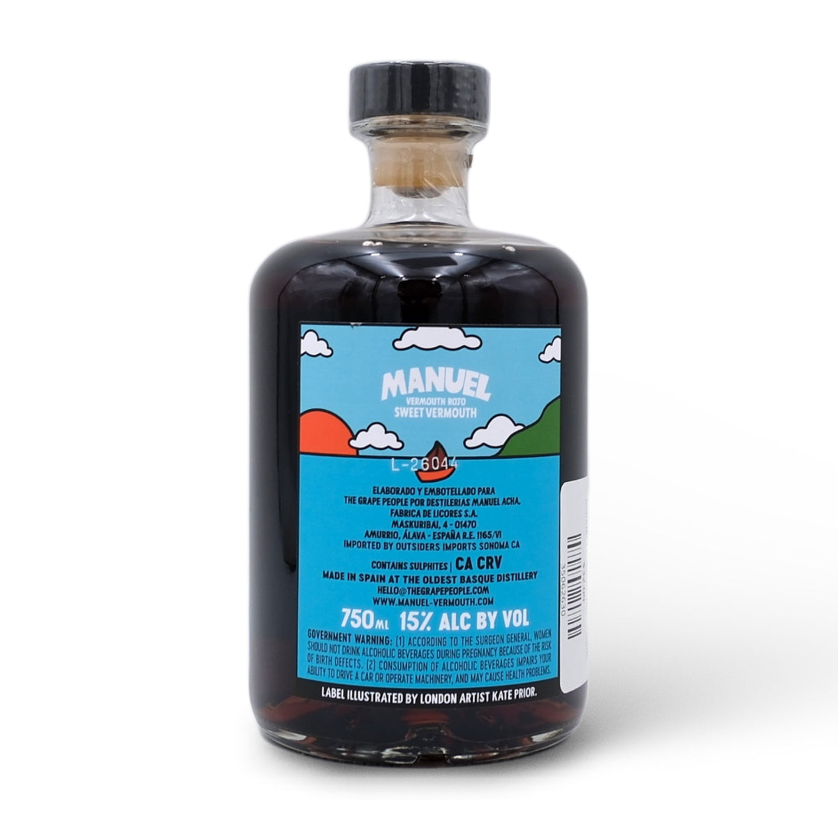 Manuel Vermouth Rojo 750mL