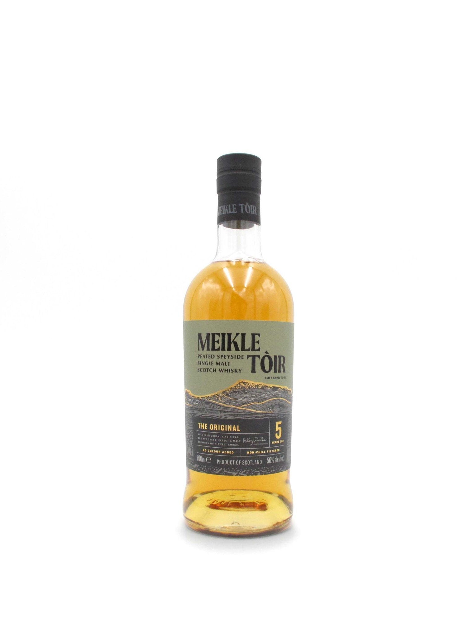 Meikle Toir The Original Peated Speyside 5yr Single Malt 750ml
