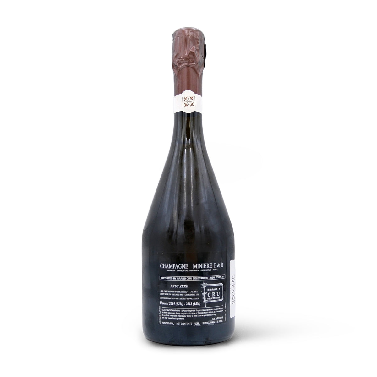 Miniere F&R 'Cuvee Brut Zero' Champagne 750mL