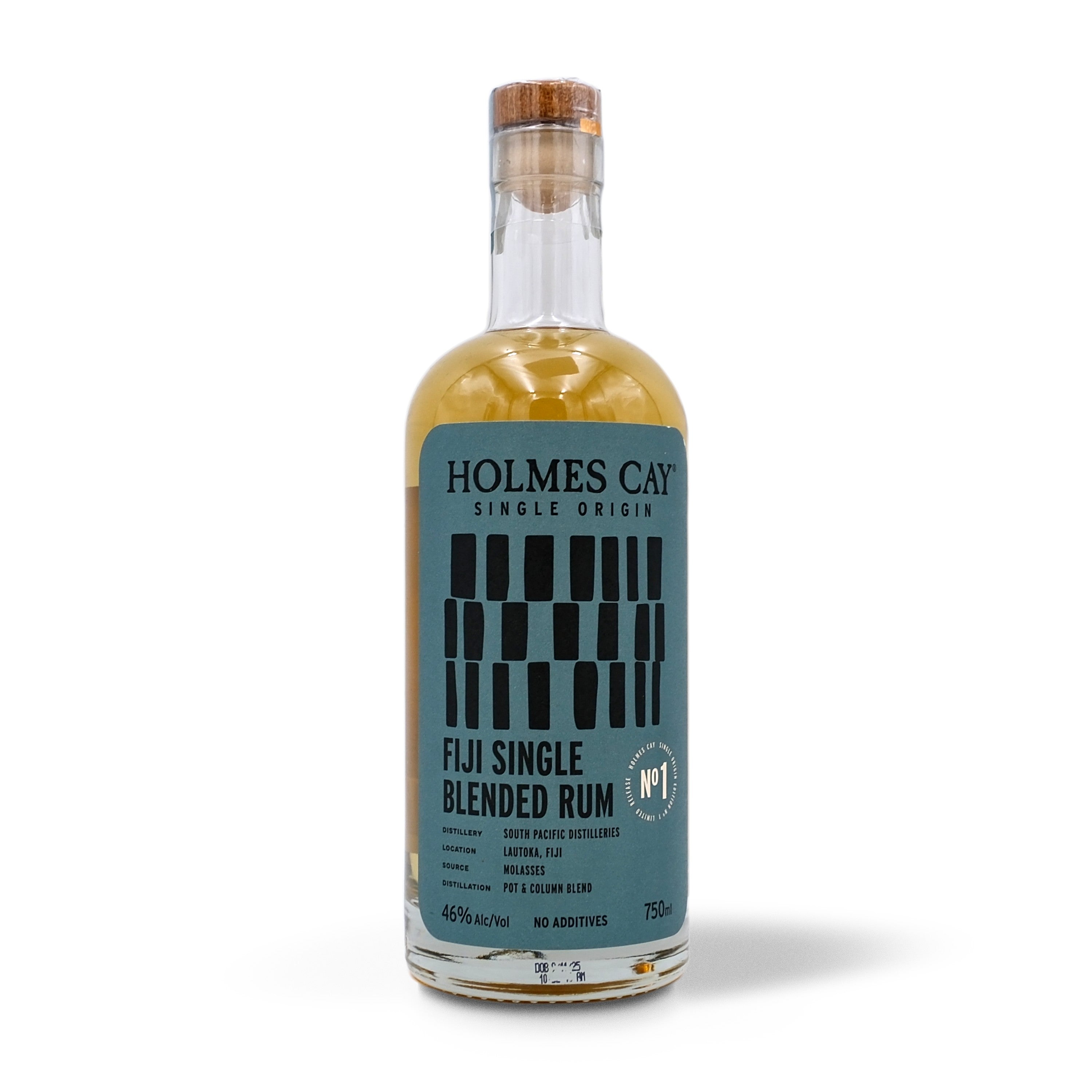 NV Holmes Cay 'Fiji' Single Blended Rum 750ml