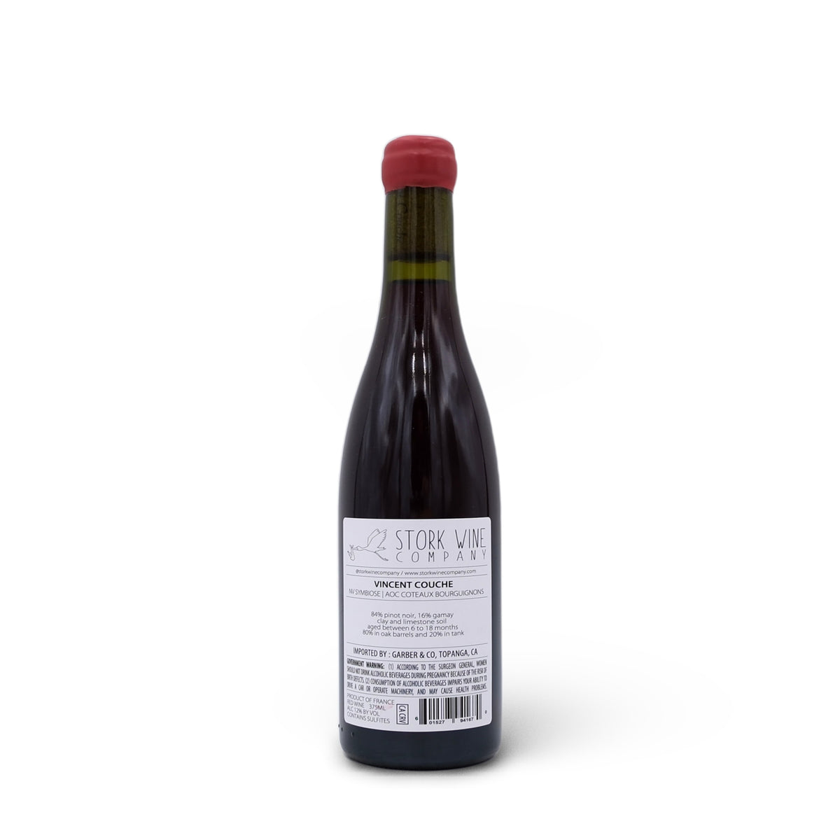 NV Vincent Couche 'Symboise' AOP Coteaux Bourguignons Pinot Noir 375mL