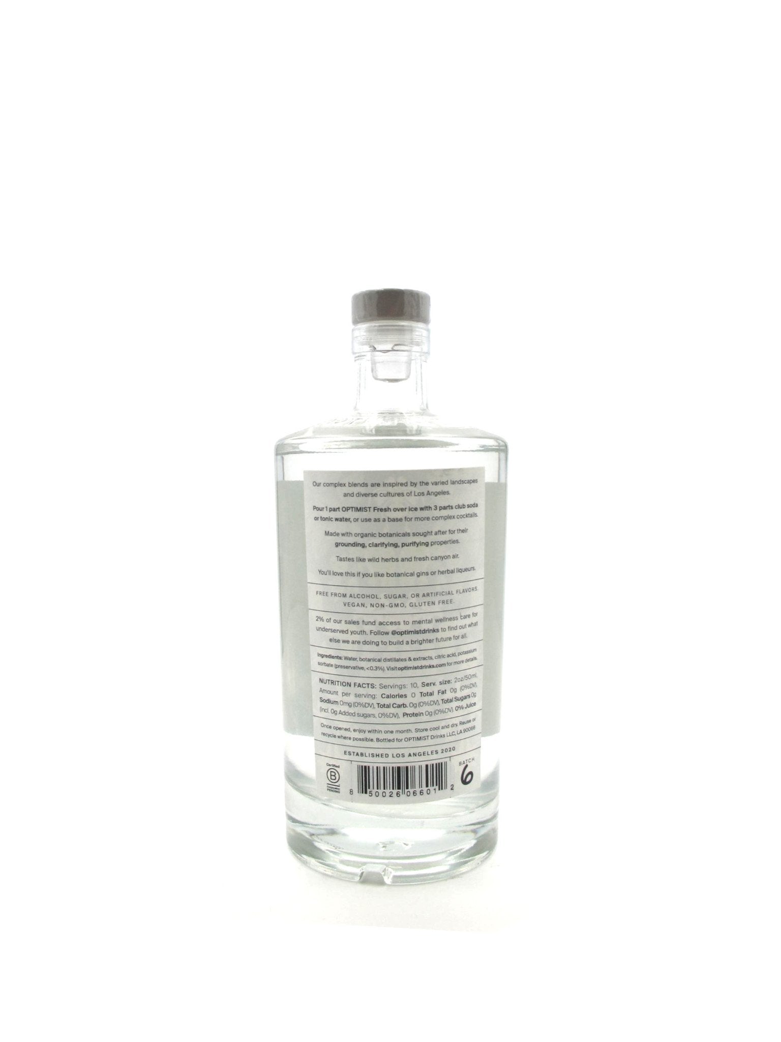Optimist Botanicals Non-Alcoholic Spirit FRESH 500mL