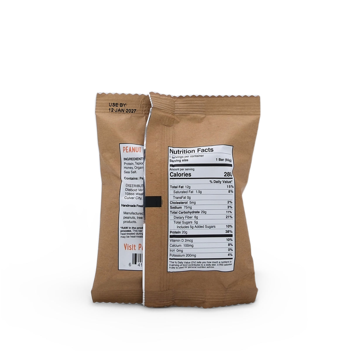 Papa Steve's No Junk Raw Protein Bar - Peanut Butter Crunch 71g