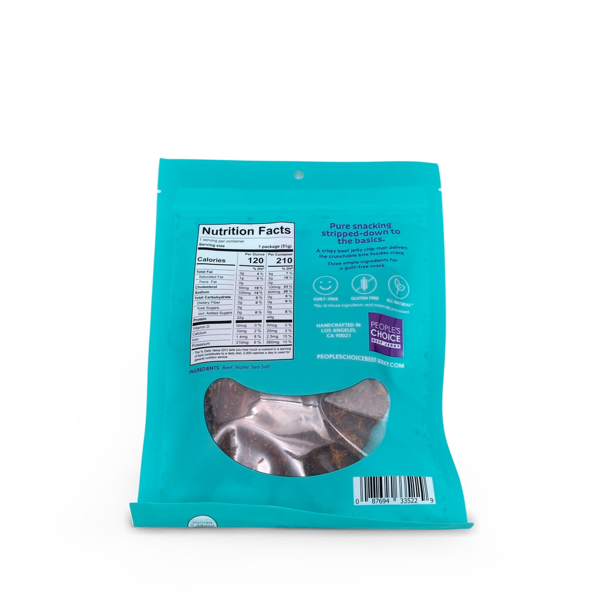 People's Choice Beef Jerky Crisps 1.8oz