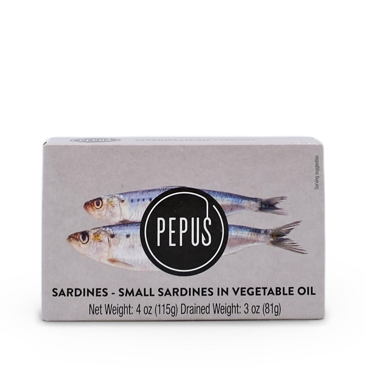Pepus by Espinaler Small Sardines in Vegetable Oil 4oz/115g