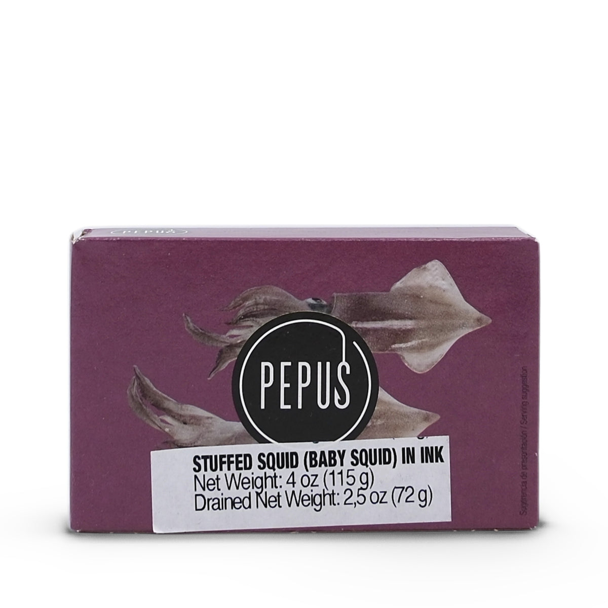 Pepus by Espinaler Stuffed Squid in Ink 4oz/115g