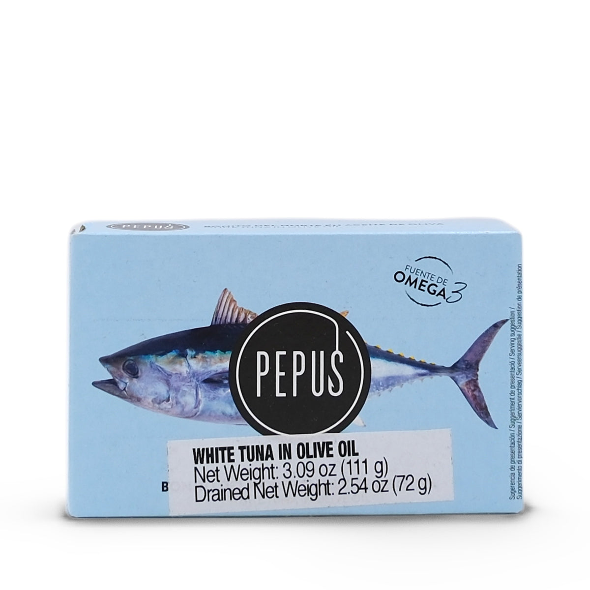 Pepus by Espinaler White Tuna in Olive Oil 3.09oz/11g