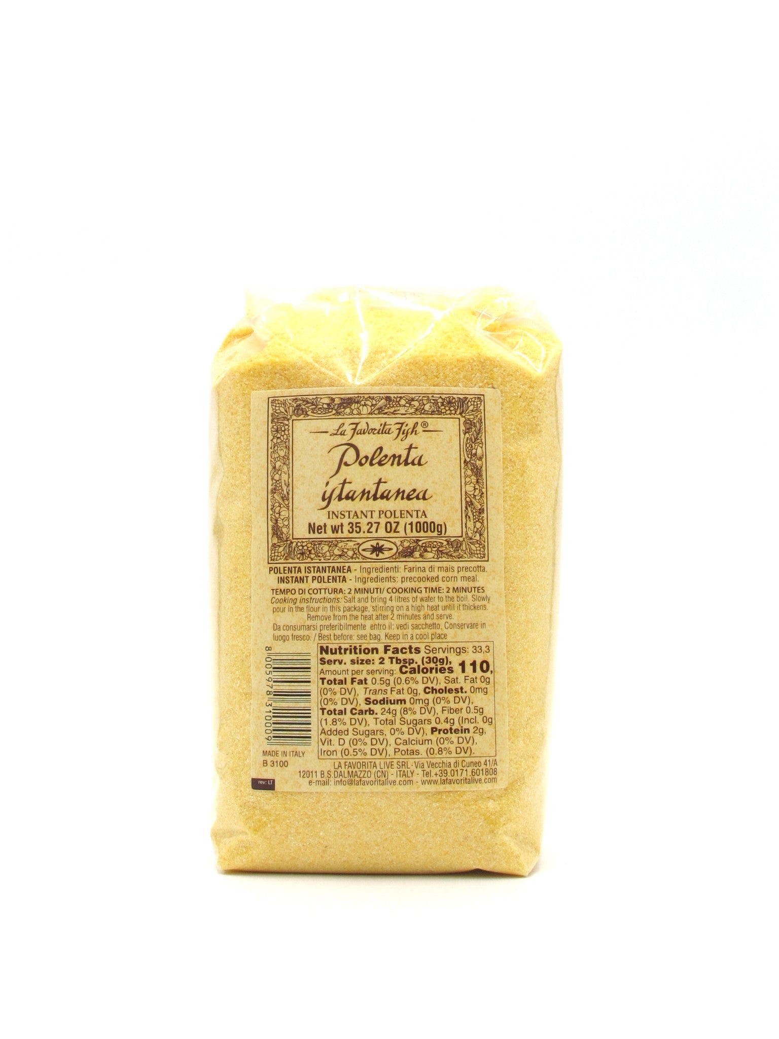 La Favorita Instant Polenta 1kg