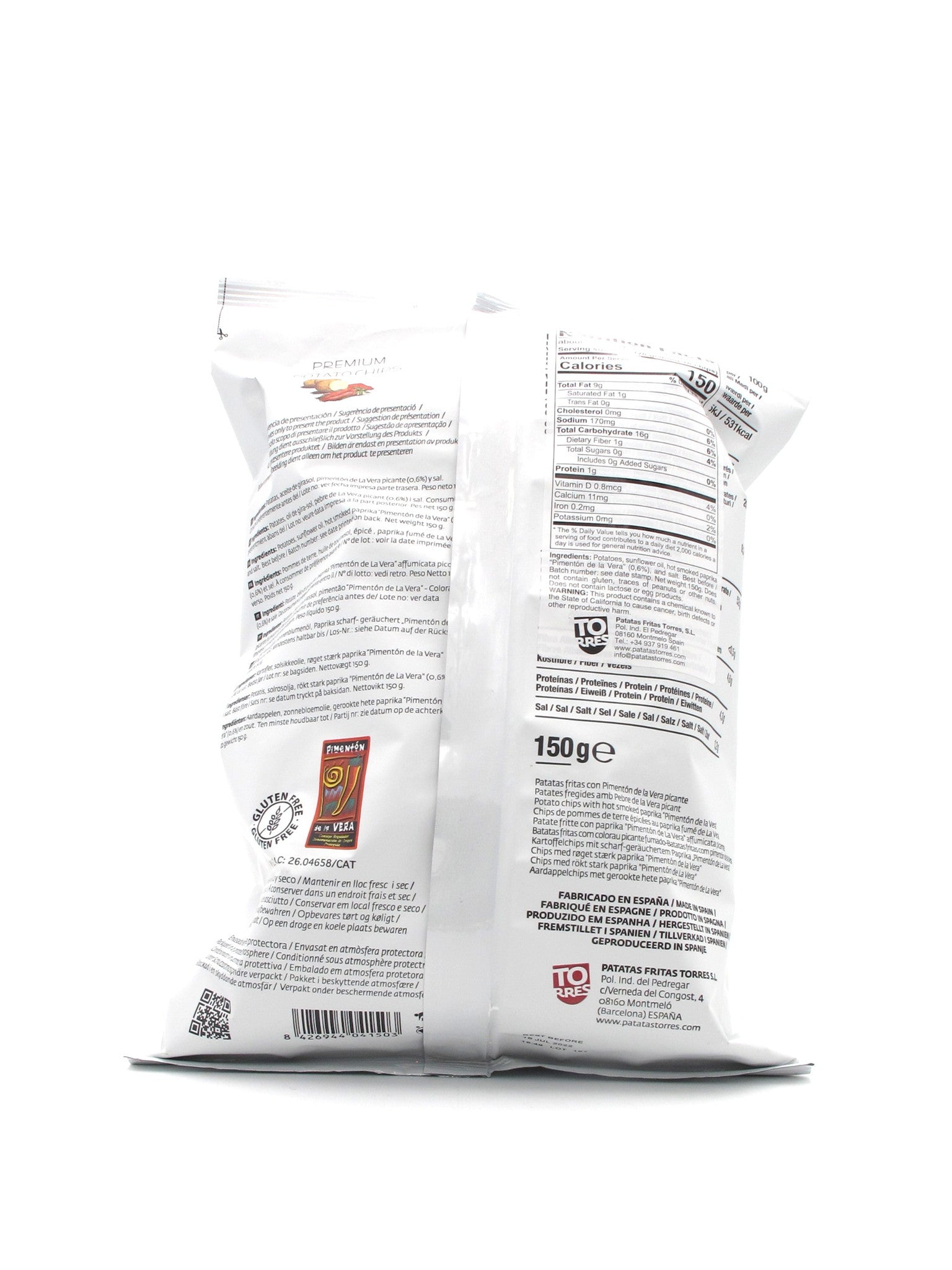 Torres Chips Paprika 150g