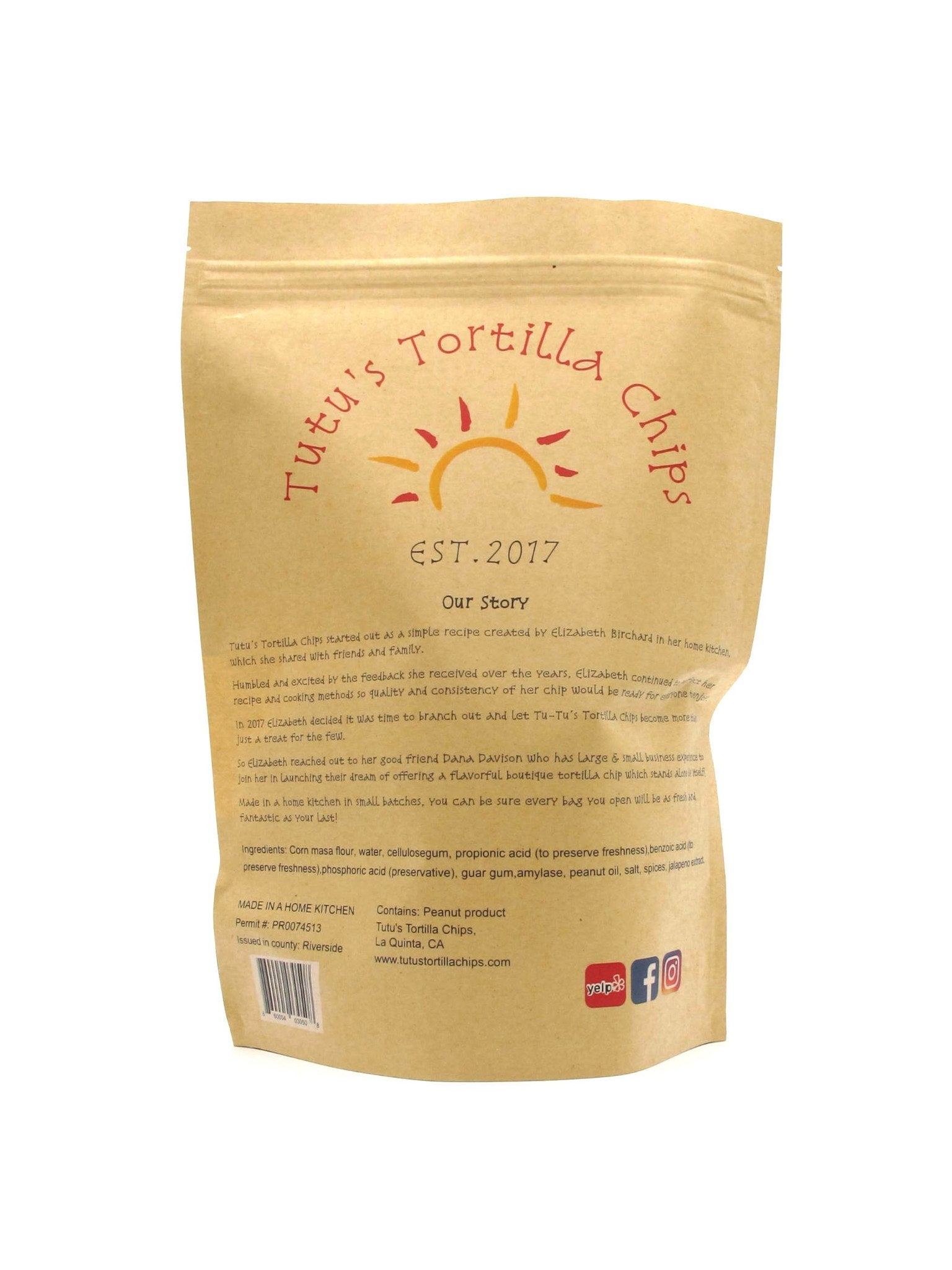 Tutu's Spicy Tortilla Chips 10oz