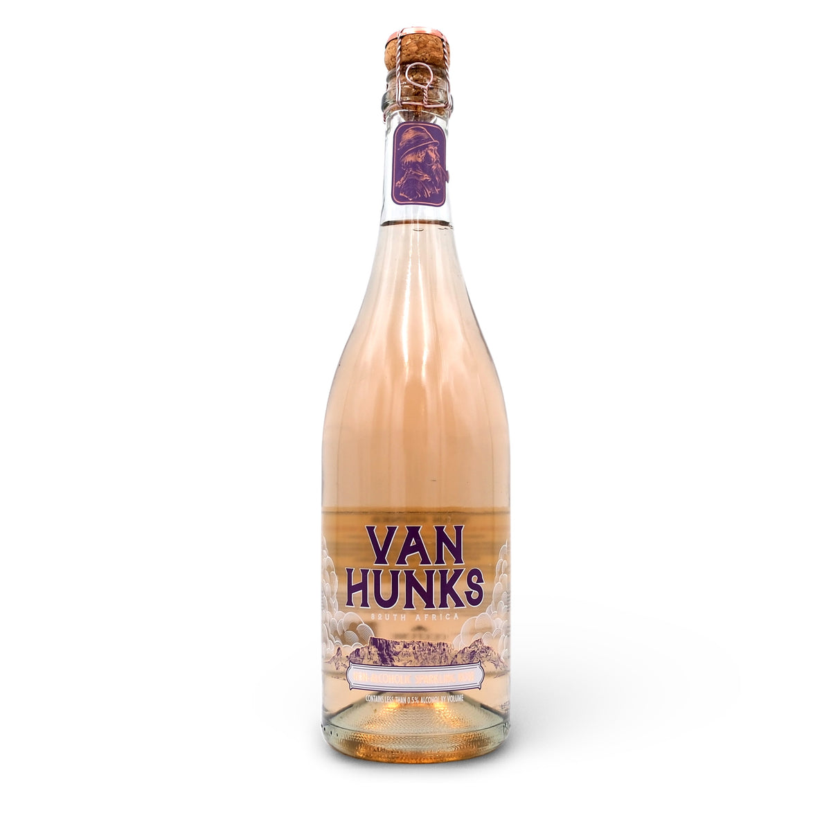 Van Hunks Non-Alcoholic Sparkling Rosé 750mL
