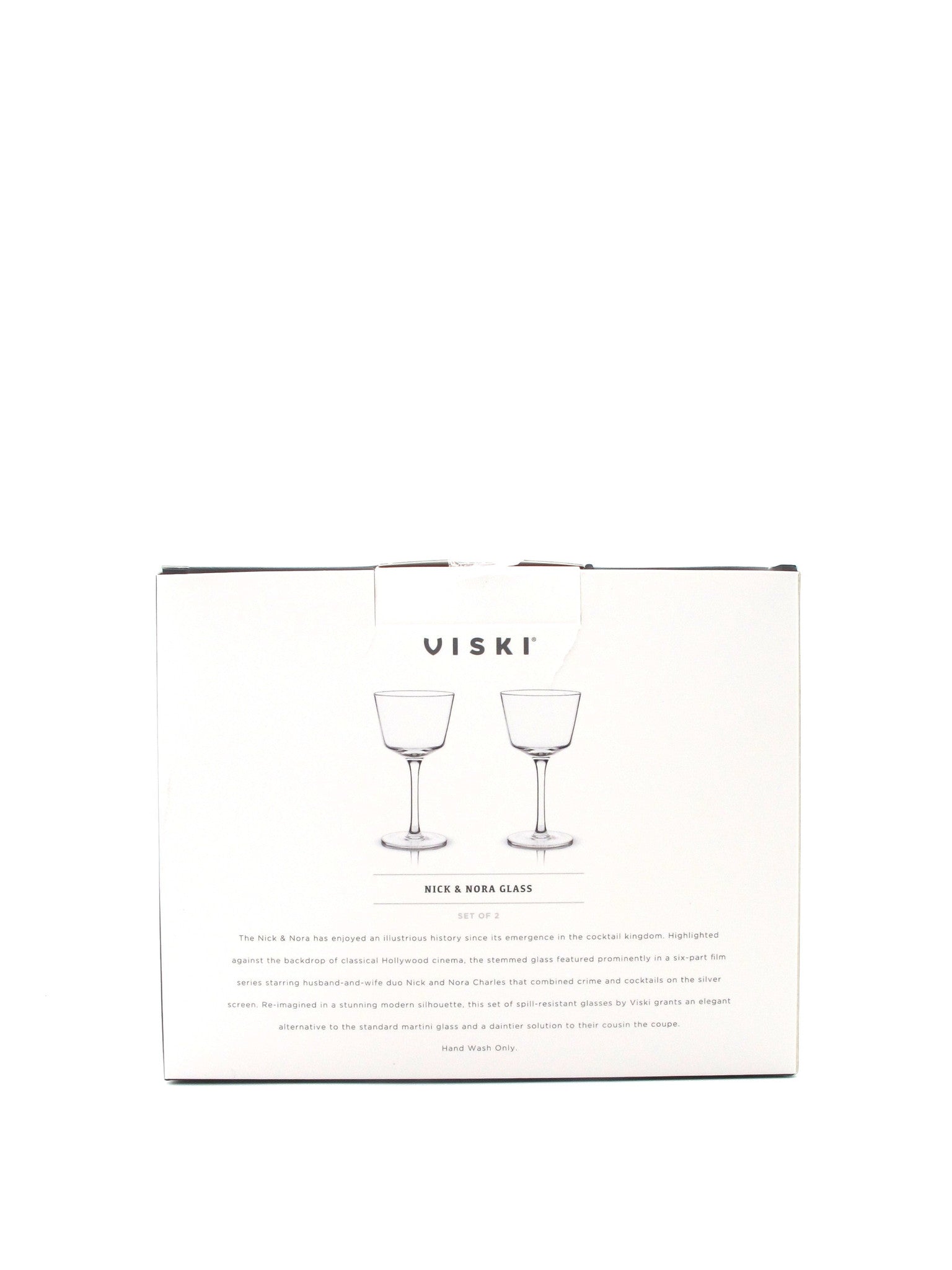 Viski Angled Nick & Nora Glasses (Set of 2)