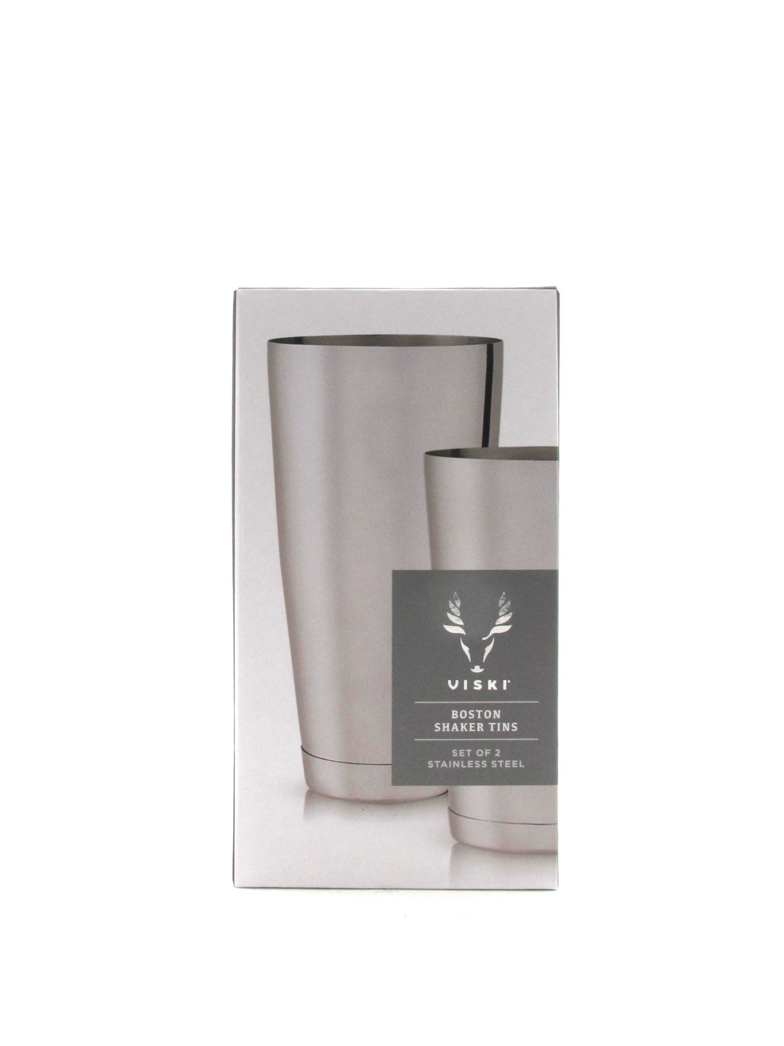 Viski Stainless Boston Shaker Set