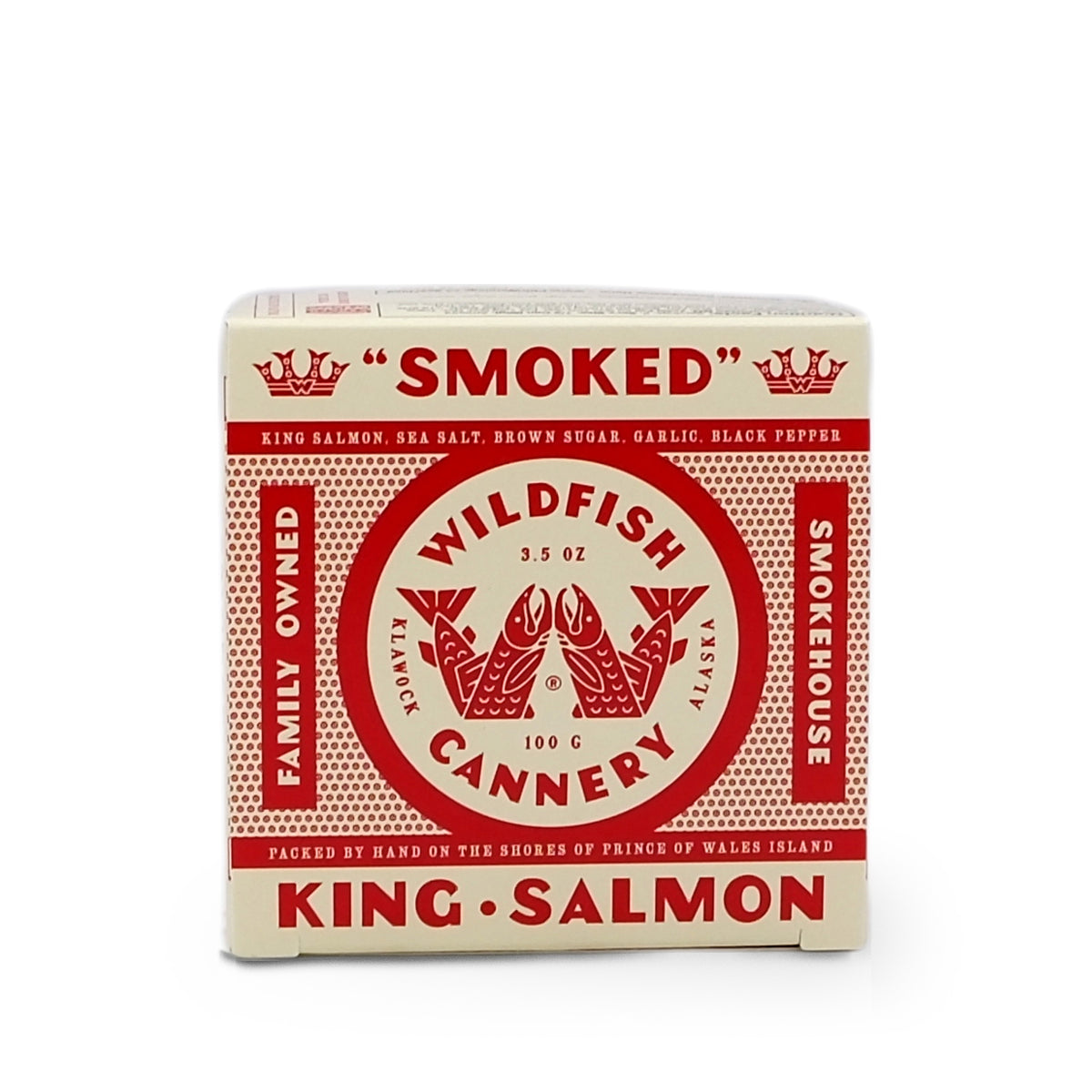 Wildfish Cannery Smoked King Salmon 3.5oz/100g